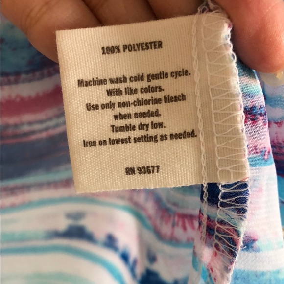 Decree 2 Kimonos Floral Stripes Blue - Picture 6 of 6